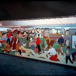 36th St. Subway, Philadelphia, 1988, 7' X 30'